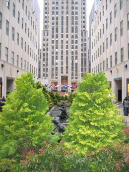 Promenade vers le Rockefeller Center