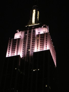 empire state de nuit