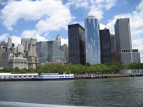 Down town depuis le water taxi