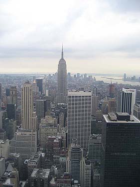 Vue du 70me tage Top of The Rock