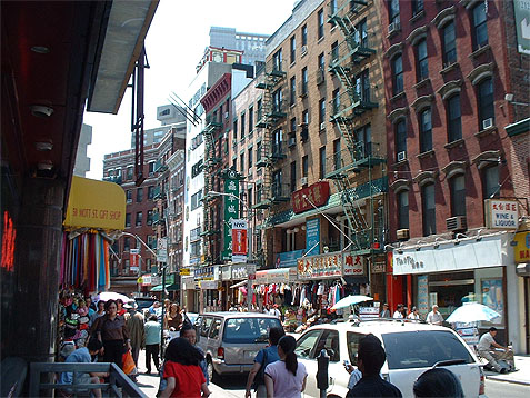 Mott street Chinatown