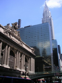 Chrysler building depuis central station