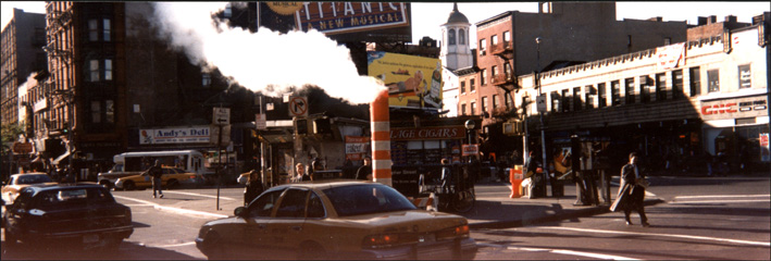 Smoking street panorama