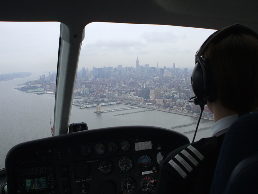 Empire from the cockpit