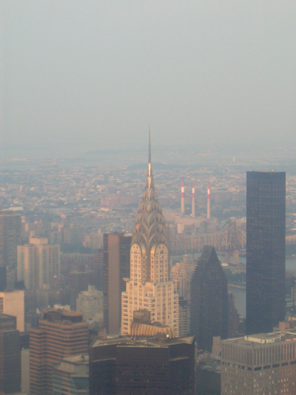 Le Chrysler depuis l'Empire State Building