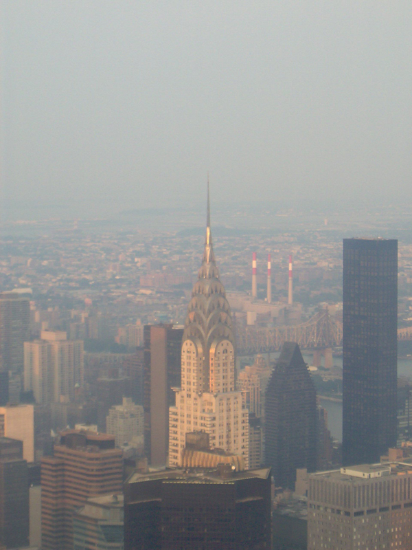 Le Chrysler depuis l'Empire State Building