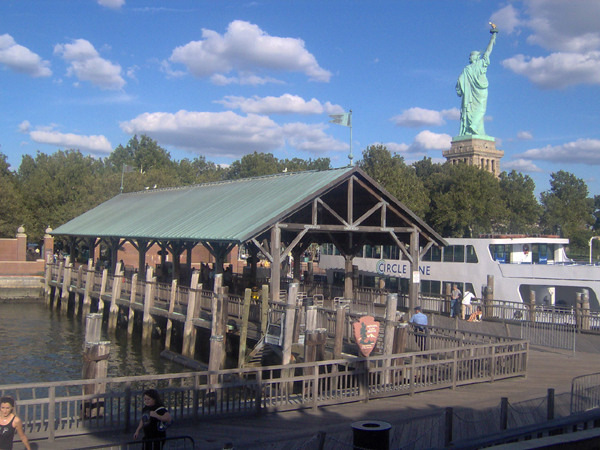 Dbarquement  Liberty Island