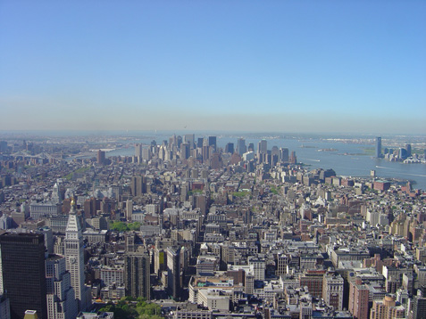 Sud de Manhattan depuis l'ESB