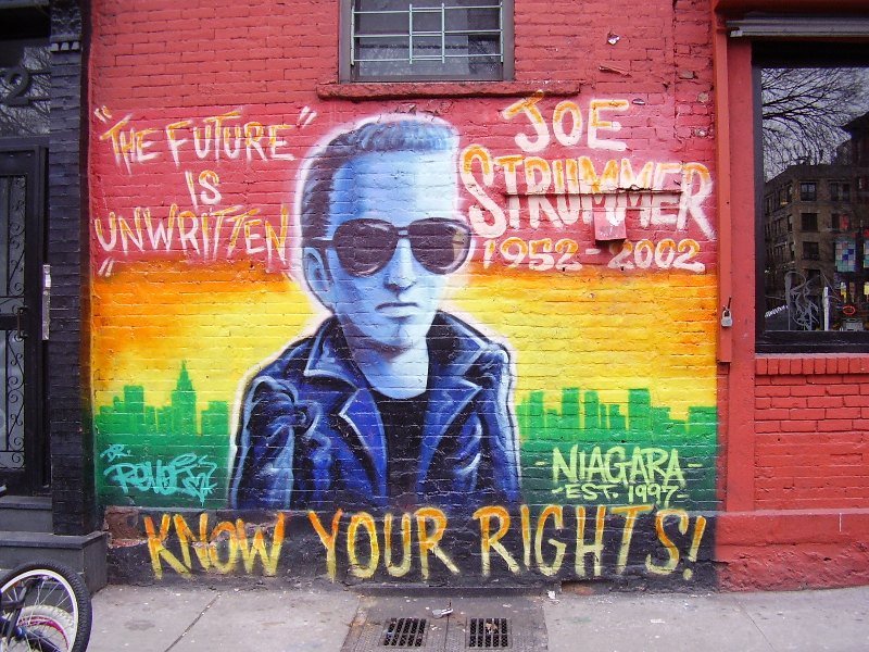Fresque Joe Strummer