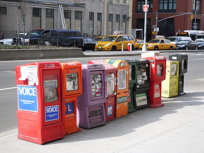 Distributeurs de journaux