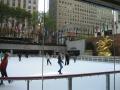 Vue sur Patinoire depuis de Rock Center caf