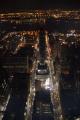 En haut de L'Empire State Building la nuit.