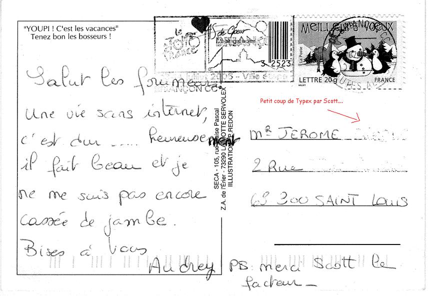 exemple de lettre de vacances